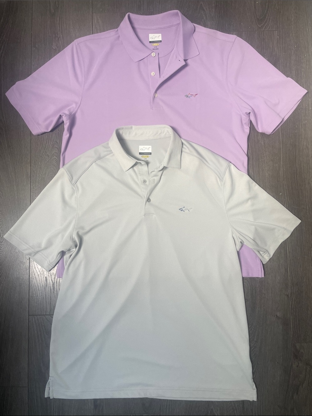 2 short-sleeve golf polo shirt from the Greg Norman Collection
